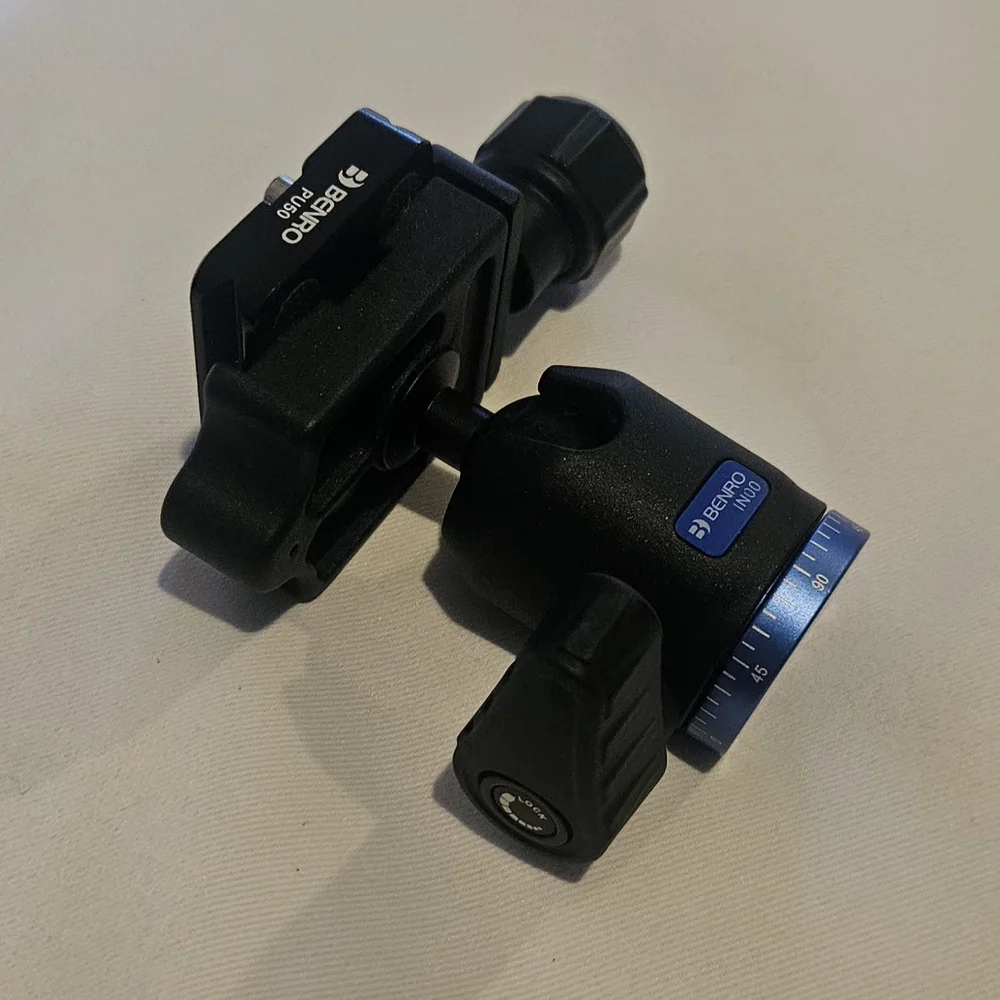 Benro Tripod Ball Head with Blue Accents